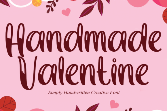 Handmade Valentine Font - Featured Image