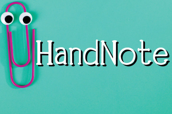 Handnote Font - Featured Image