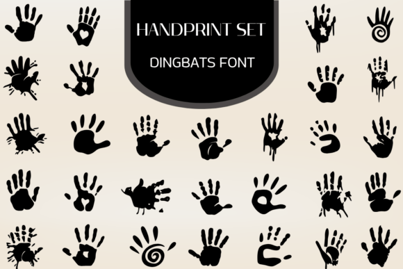 Handprint Set Font - Featured Image