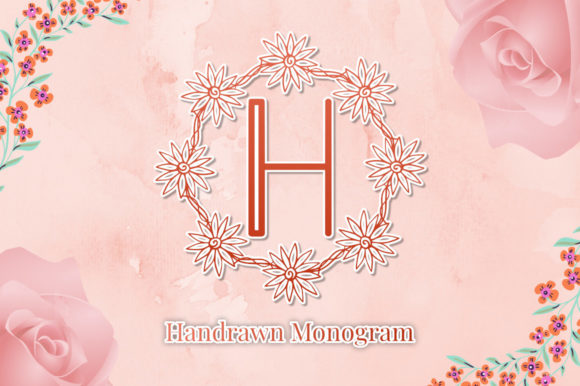 Handrawn Monogram Font - Featured Image