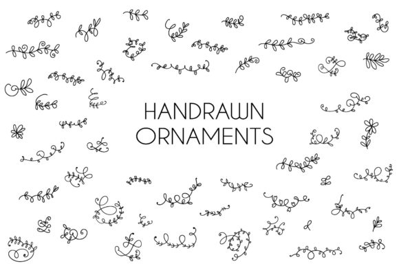 Handrawn Ornaments Font - Featured Image