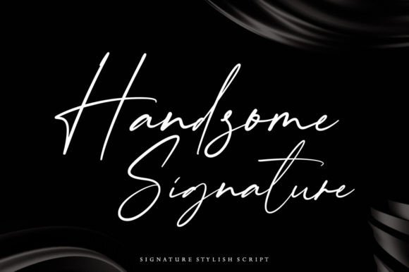 Handsome Signature Font - Featured Image