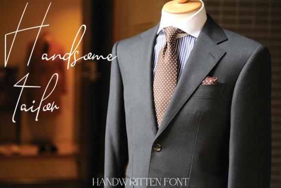 Handsome Tailor Font - Featured Image
