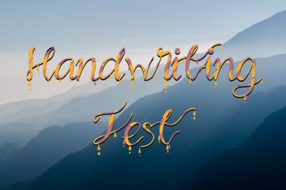 Handwriting Test Font - Featured Image