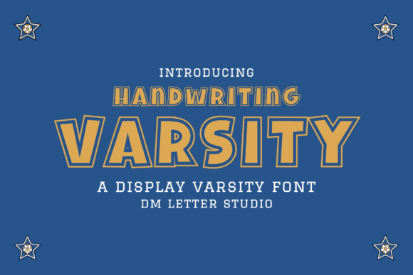 Handwriting Varsity Font - Featured Image