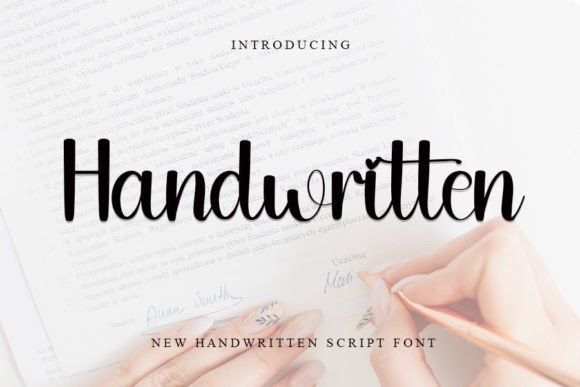 Handwritten Font - Featured Image