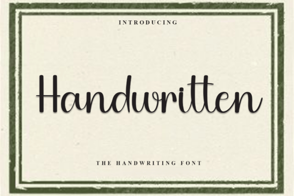Handwritten Font - Featured Image