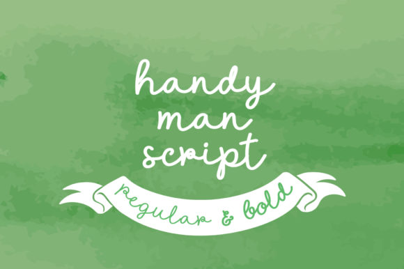 Handyman Script Font - Featured Image