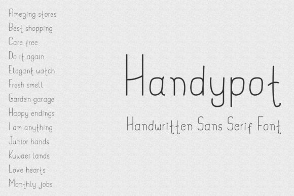 Handypot Font - Featured Image