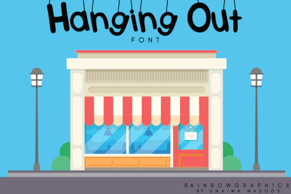 Hanging out Font - Featured Image