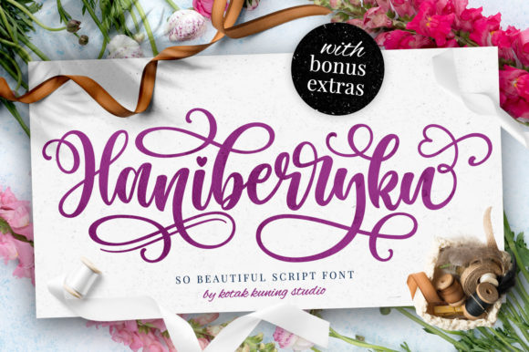 Haniberryku Font - Featured Image