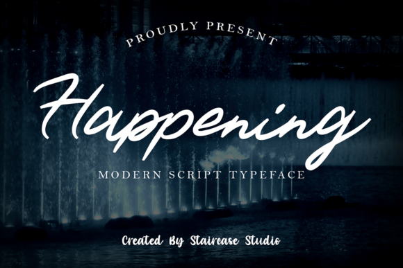 Happening Font - Featured Image