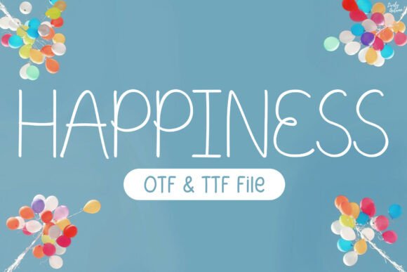 Happiness Font - Featured Image