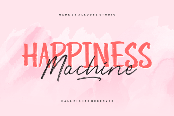 Happiness Machine Duo Font - Featured Image