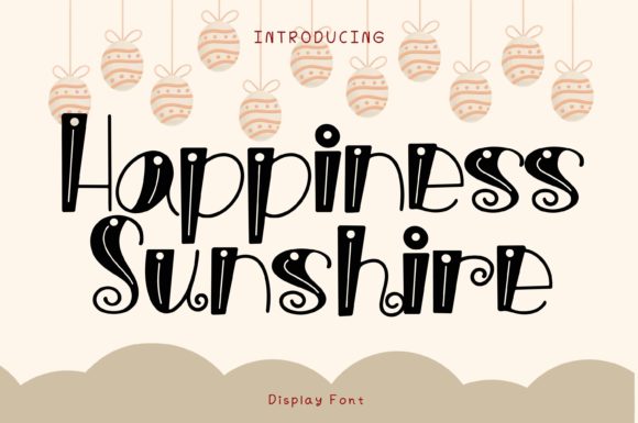 Happiness Sunshine Font - Featured Image