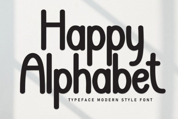 Happy Alphabet Font - Featured Image