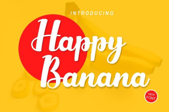 Happy Banana Font - Featured Image