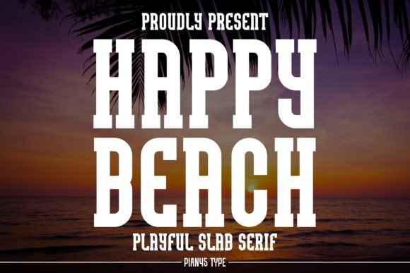 Happy Beach Font - Featured Image