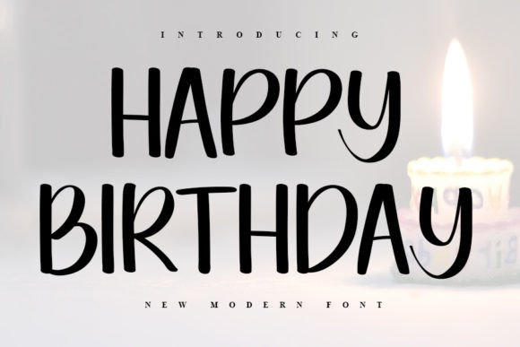 Happy Birthday Font - Featured Image