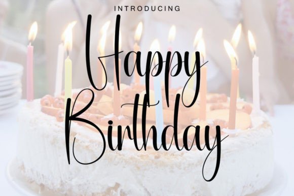 Happy Birthday Font - Featured Image