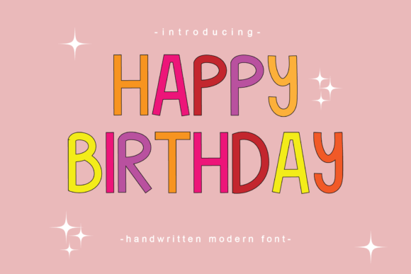 Happy Birthday Font - Featured Image