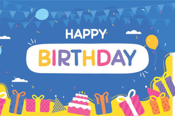 Happy Birthday Font - Featured Image