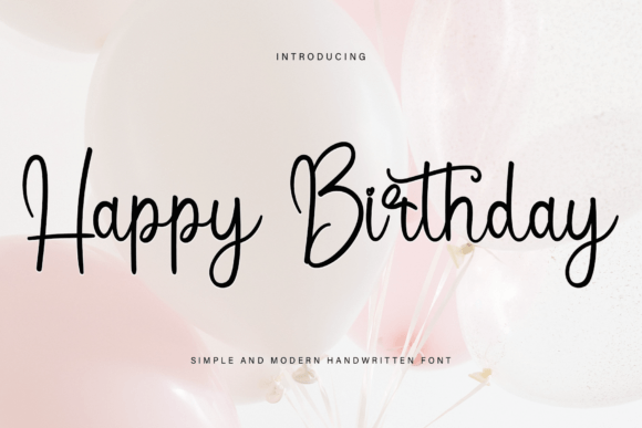Happy Birthday Font - Featured Image