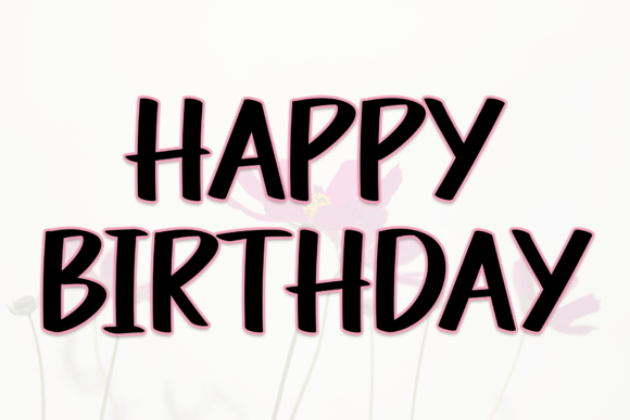 Happy Birthday Font - Featured Image