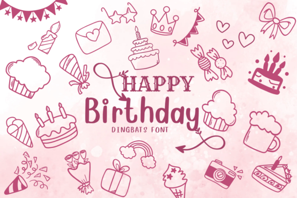 Happy Birthday Font - Featured Image