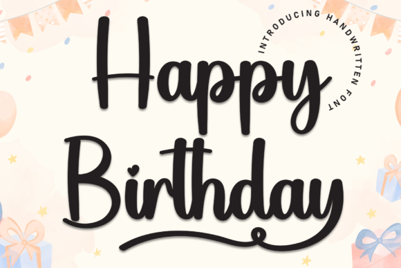 Happy Birthday Font - Featured Image