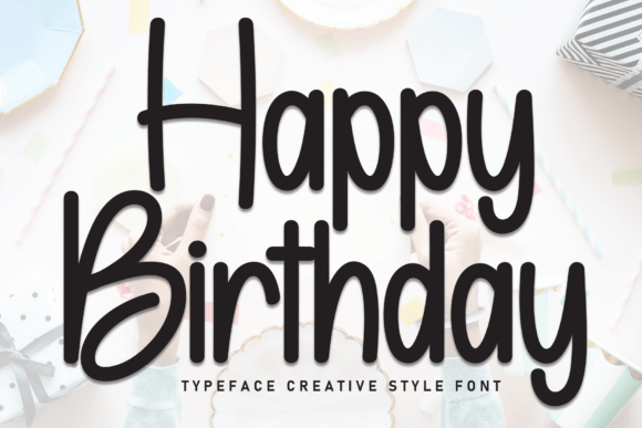 Happy Birthday Font - Featured Image