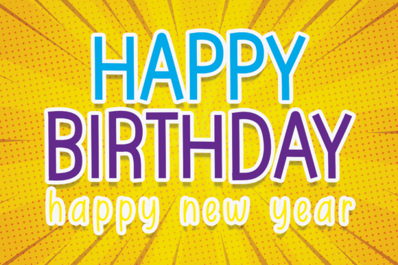 Happy Birthday Font - Featured Image