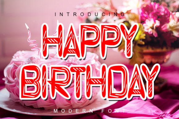 Happy Birthday Font - Featured Image