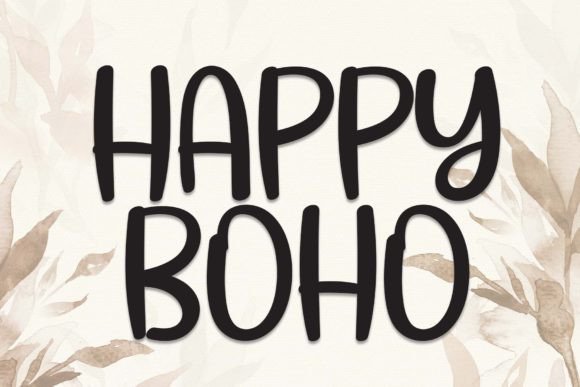 Happy Boho Font - Featured Image