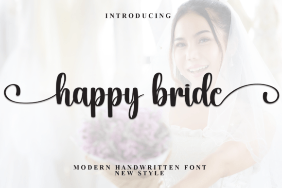 Happy Bride Font - Featured Image