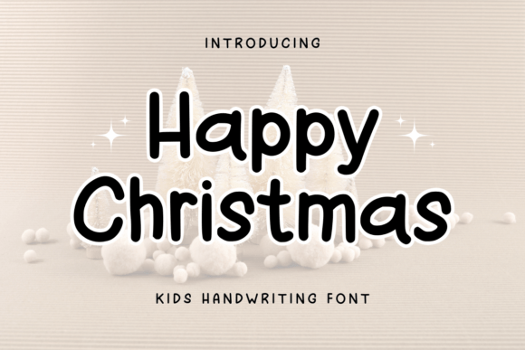 Happy Christmas Font - Featured Image