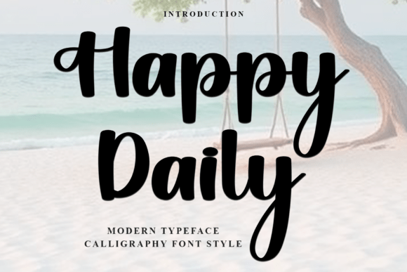 Happy Daily Font - Featured Image