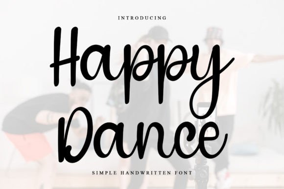 Happy Dance Font - Featured Image