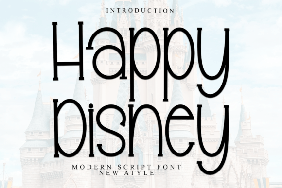 Happy Disney Font - Featured Image
