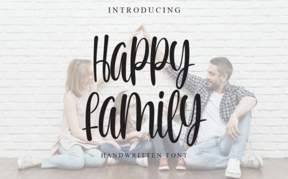 Happy Family Font - Featured Image