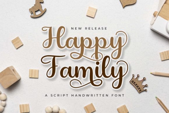 Happy Family Font - Featured Image