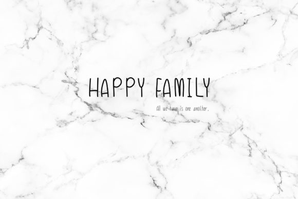 Happy Family Font - Featured Image