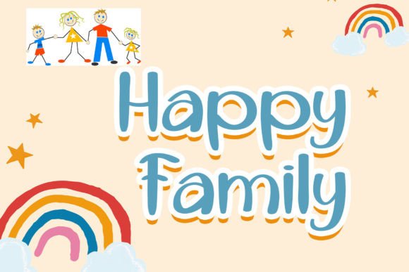 Happy Family Font - Featured Image