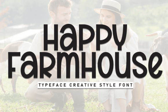 Happy Farmhouse Font - Featured Image