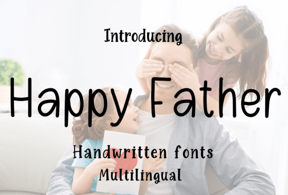Happy Father Font - Featured Image