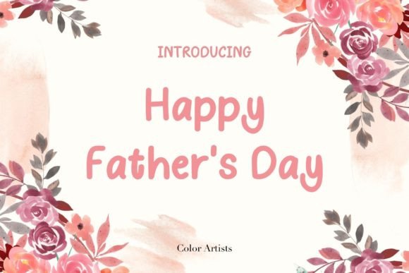 Happy Father's Day Font - Featured Image