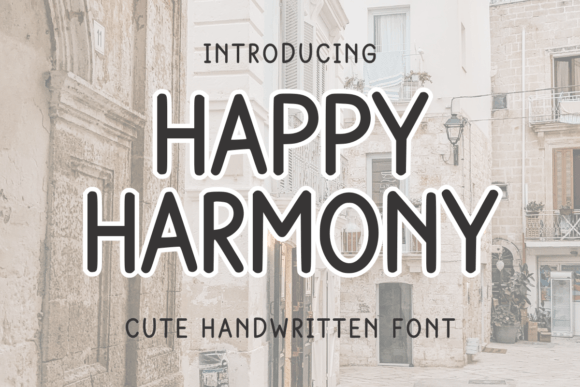 Happy Harmony Font - Featured Image