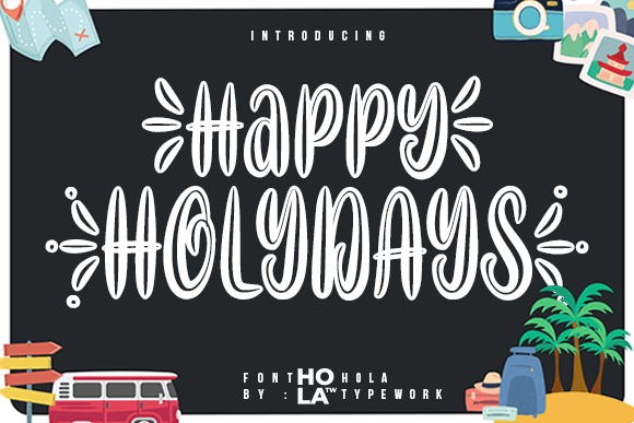 Happy Holydays Font - Featured Image