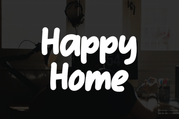 Happy Home Font - Featured Image