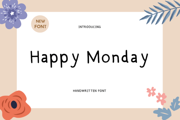 Happy Monday Font - Featured Image